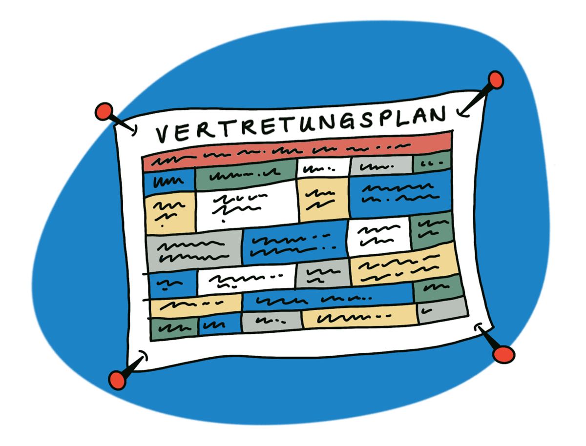 Bild: Vertretungsplan