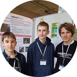 Maximilian Schöps, Mario Alexa und Julius Dams